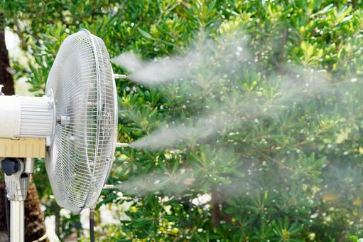 Photo, mist, heatstroke, measures against heat stroke, 