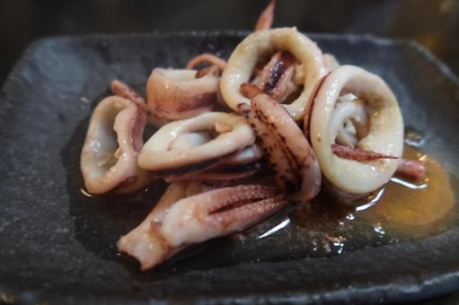 イカの炒め物 イカの炒め物の写真
