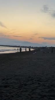 夕暮れの江ノ島4 江ノ島,夕方,夕暮れの写真素材
