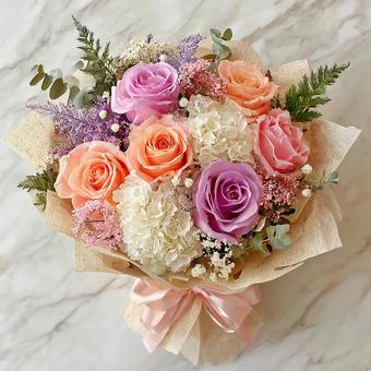 お祝いに最適な豪華な花束 お祝いに最適な豪華な花束の写真