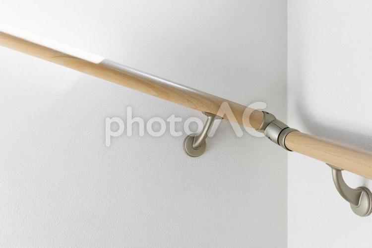 新築住宅の階段　手摺り てすり,階段,新築の写真素材
