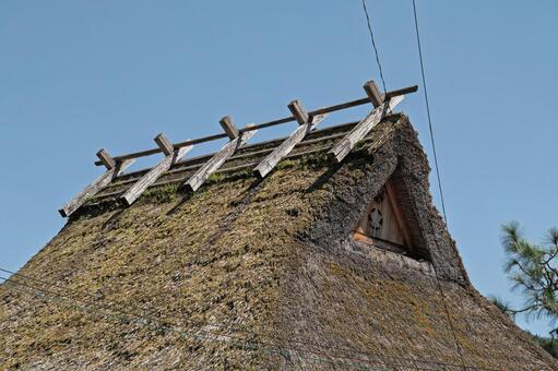 京都美山：かやぶきの里 京都,美山,かやぶきの写真素材