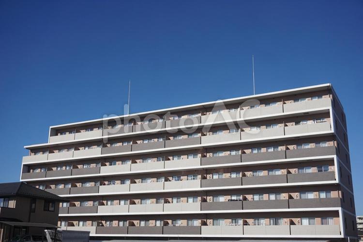 マンション マンション,マンション群,マンション風景の写真素材