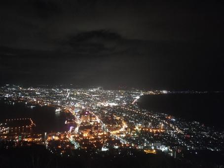 函館の夜景 函館,夜景,風景の写真素材