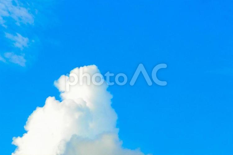 もくもく真夏の入道雲のイメージ素材 入道雲,夏空,積乱雲の写真素材