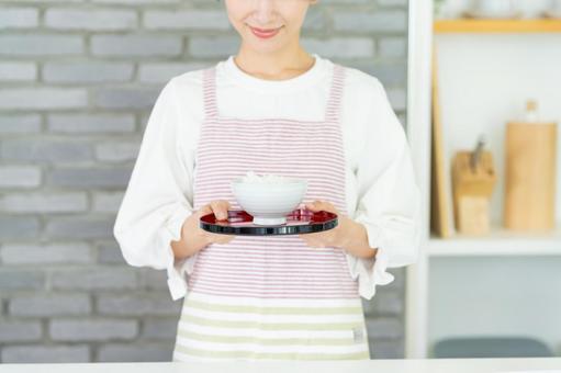 炊き立てのご飯 炊き立てのご飯の写真