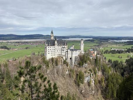 ノイシュバンシュタイン城 ノイシュバンシュタイン城 ノイシュバンシュタイン,ノイシュヴァンシュタイン,城の写真素材