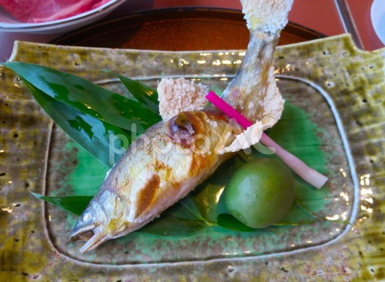 鮎　塩焼き 鮎,あゆ,アユの写真素材