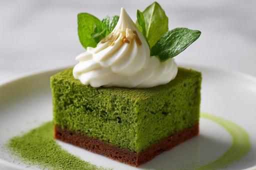 抹茶ケーキ-2 抹茶ケーキ-2の写真