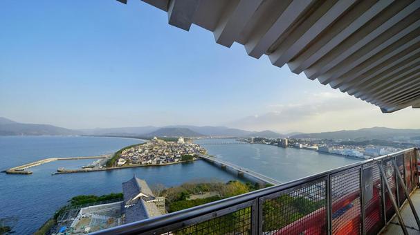 View from Karatsu Castle, JPG