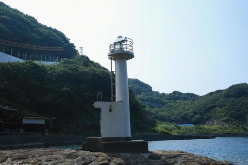 愛媛県愛南町 船越運河北口防波堤灯台 愛媛県愛南町 船越運河北口防波堤灯台の写真
