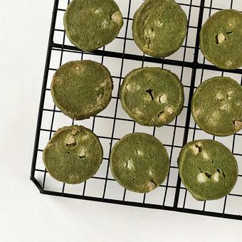 手作り抹茶クッキー 手作り抹茶クッキー 美味しい,おしゃれ,グルメの写真素材