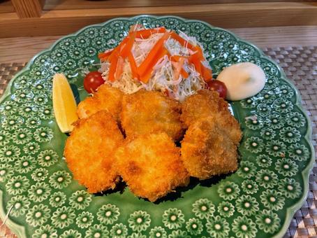 鱈のフライ 鱈のフライ,白身魚のフライ,フライの写真素材