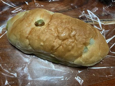 枝豆チーズ調理パン 惣菜パン,枝豆,チーズの写真素材