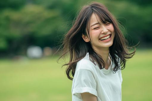 幸せあふれる笑顔 幸せあふれる笑顔の写真