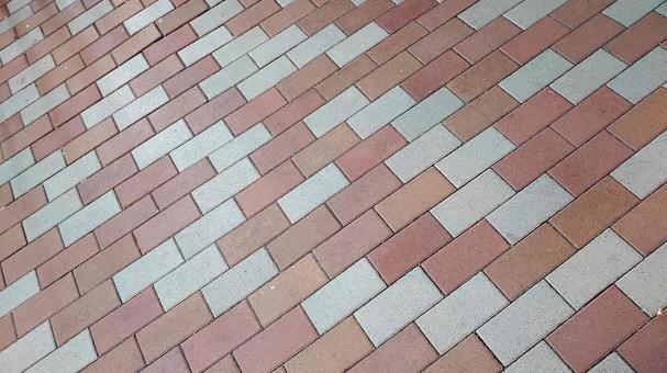 タイル道路 道路,タイル,レンガの写真素材