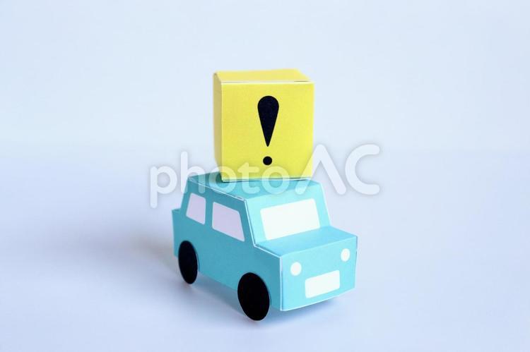 車についての注意喚起のイメージ 車,運転,乗り物の写真素材