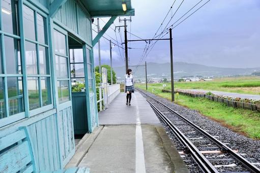 駅 駅 駅,鉄道,路線の写真素材