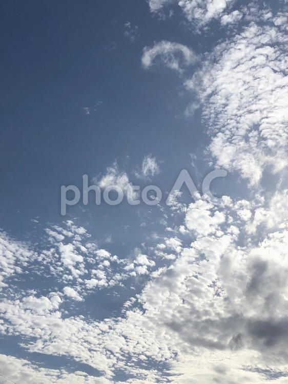 空と雲 空,雲,自然の写真素材