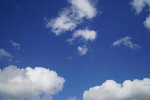 晴れた空の風景 晴れ,天気,空の写真素材