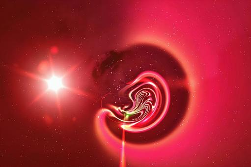 幻想的背景素材　宇宙の現象 背景画像,背景素材,壁紙の写真素材