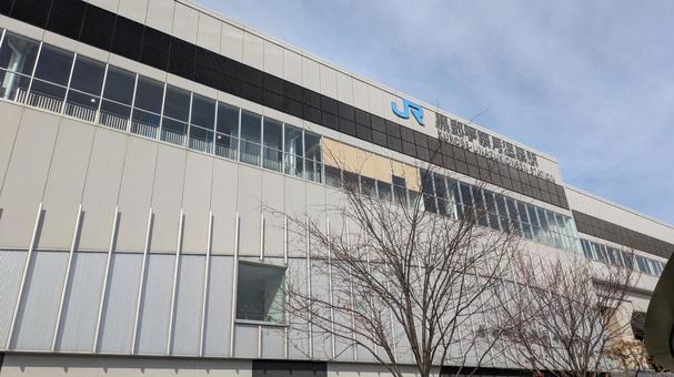 JR西日本  黒部宇奈月温泉駅　駅舎 jr西日本,jr,黒部宇奈月温泉駅の写真素材