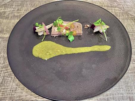 ディナー ディナー,フランス料理,鴨肉の写真素材