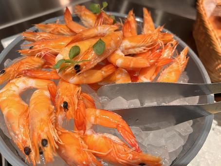 Plump and fresh shrimp, JPG