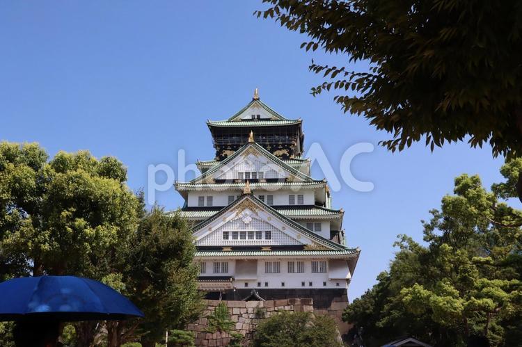 大阪城 大阪城,大坂城,大阪城天守閣の写真素材