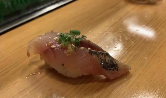 鯵ながら 鯵ながら 鯵にぎり,鯵,あじの写真素材