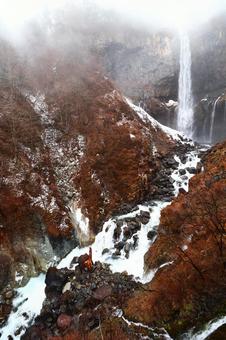 華厳の滝 華厳の滝,日光,滝の写真素材
