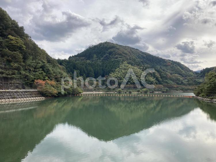 稗原ダム湖 ダム,ダム湖,稗原の写真素材