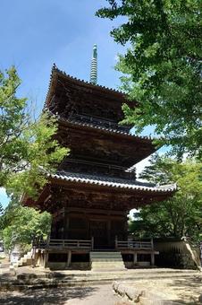 和歌山県-道成寺-三重塔 和歌山県-道成寺-三重塔の写真