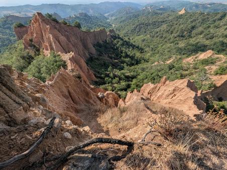 崖の上から 崖,山,メルニックの写真素材