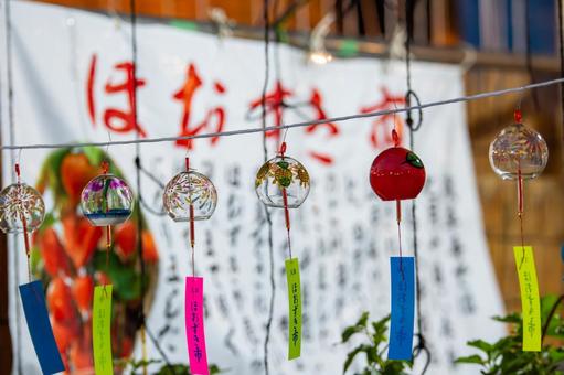 浅草ほおずき市 浅草ほおずき市 ほおずき市,風鈴,浅草の写真素材