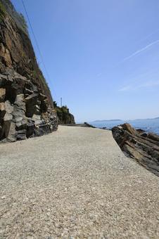 兵庫県赤穂市 赤穂御崎海岸遊歩道 兵庫県赤穂市 赤穂御崎海岸遊歩道 赤穂御崎海岸遊歩道,赤穂御崎遊歩道,歩道の写真素材