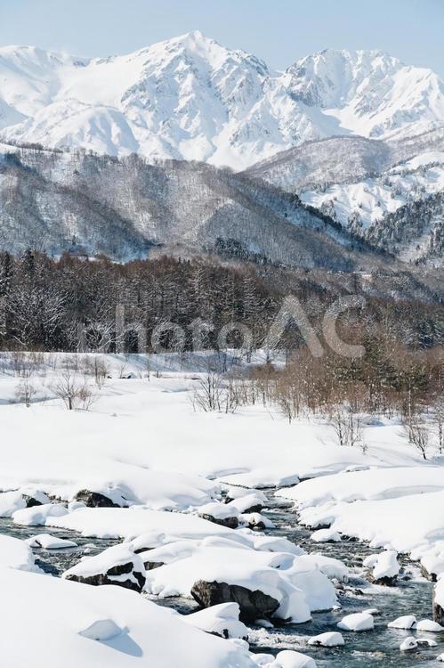 雪景色 雪,冬,自然の写真素材