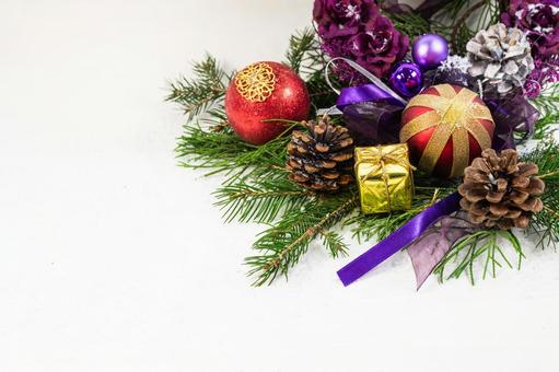クリスマスデコレーション クリスマスデコレーション クリスマス,オーナメント,コピースペースの写真素材