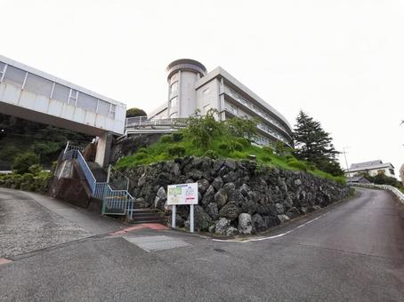 鳥羽市役所 城山公園 駐車場入り口 鳥羽市役所 城山公園 駐車場入り口 鳥羽市役所,城山公園,鳥羽城跡の写真素材