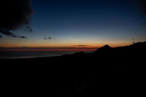 Photo, boqi mountain, oyama, night haiku, 