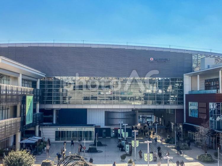【神奈川県】横浜市・たまプラーザ駅 たまプラーザ駅,たまプラーザ,ショッピングモールの写真素材