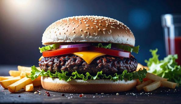 ハンバーガーの写真