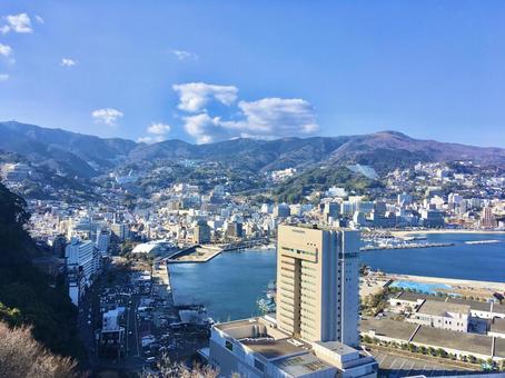 熱海の景色(相模湾) 熱海の景色(相模湾) 熱海,風景,景色の写真素材