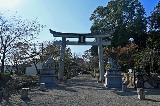 滋賀・近江八幡市 沙沙貴神社 大鳥居 滋賀・近江八幡市 沙沙貴神社 大鳥居の写真