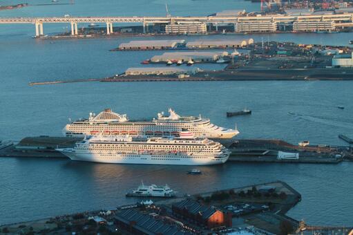 横浜大桟橋 大桟橋,横浜,みなとみらいの写真素材