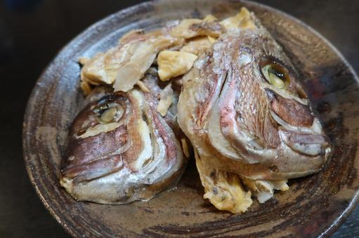 鯛のアラ煮(アップ) 鯛のアラ煮(アップ)の写真