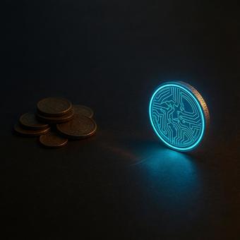 光る通貨(未来への価値) 光る通貨(未来への価値)の写真