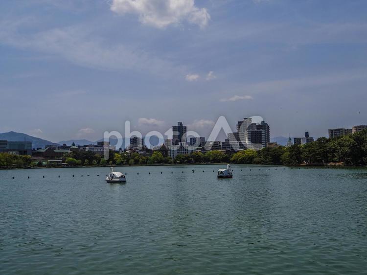 【福岡県】福岡市・大濠公園 大濠公園,福岡市,九州の写真素材