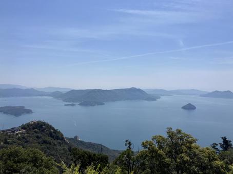 広島・宮島の弥山頂上からの景色 広島・宮島の弥山頂上からの景色 広島,弥山,宮島の写真素材