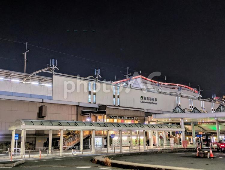JR京葉線、海浜幕張駅 鉄道,交通,電車の写真素材